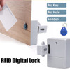 10 lock systems, Hidden RFID Cabinet Drawer Lock, 3 user fobs